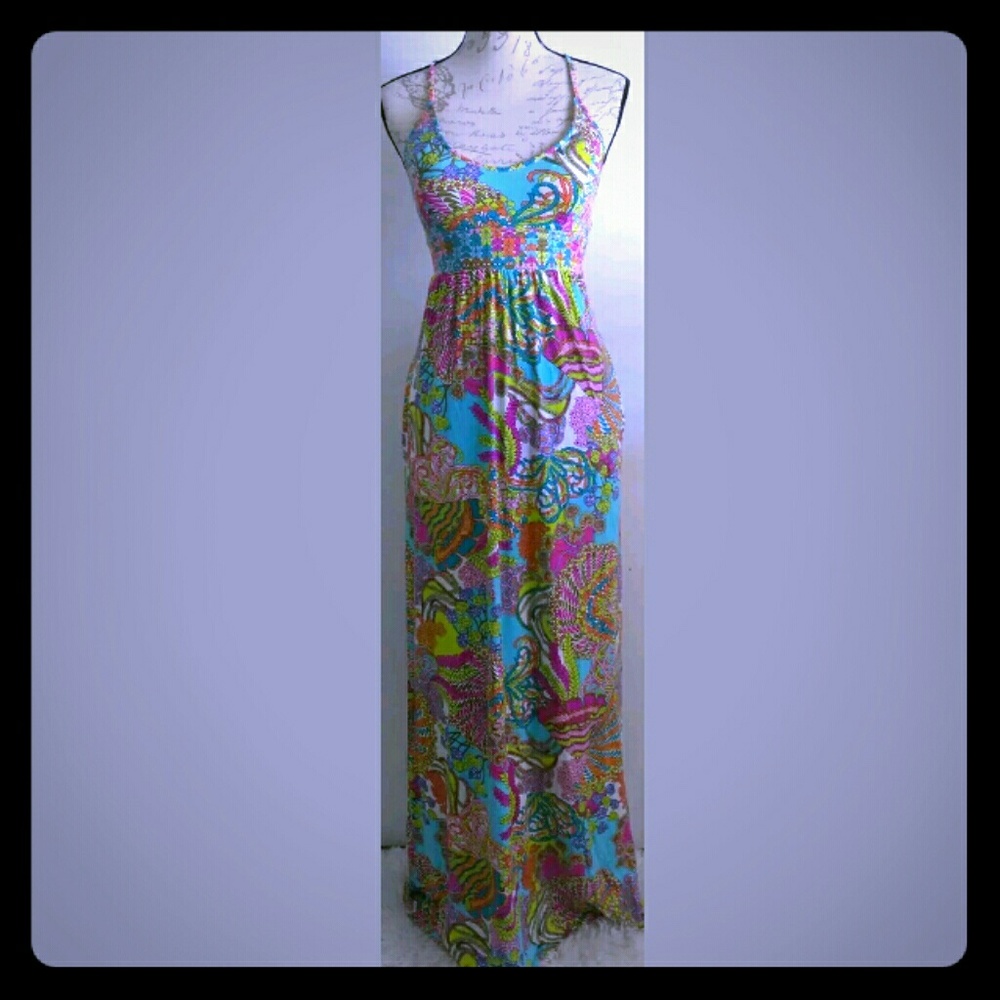 Trina Turk Dress open back and pockets